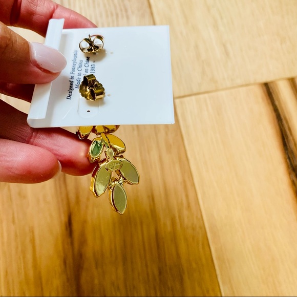 Sorrelli Repeating Navette Dangle Crystal Earrings NWT - Picture 6 of 15